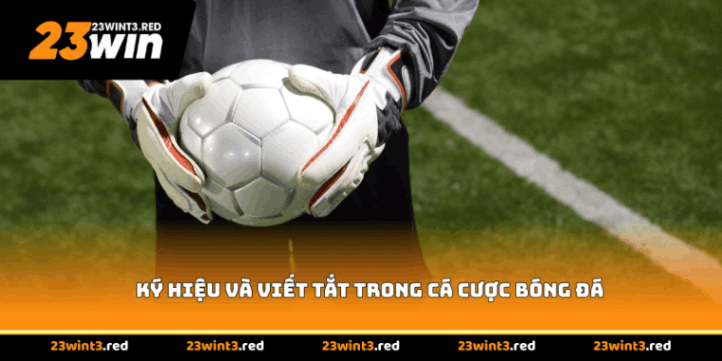 Ký hiệu và viết tắt trong cá cược bóng đá